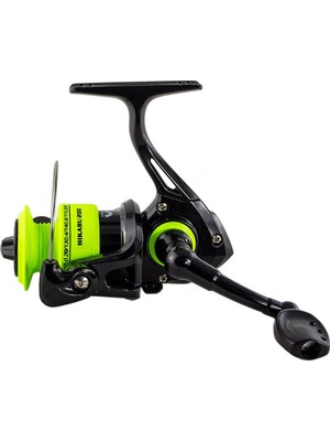 Bauer Hıkaru 200 Lrf & Spin Olta Makinesi 5 Bilye Siyah - Yeşil Renkli Özellikli Model