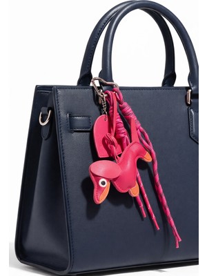 Home Sevimli Köpek Figürlü Deri Çanta Charmı-Premium Tasarım Anahtarlık