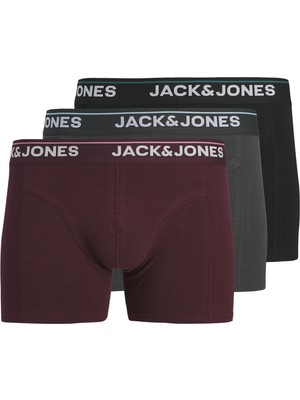 Jack & Jones Erkek 3'lü Boxer Paketi - Timothy
