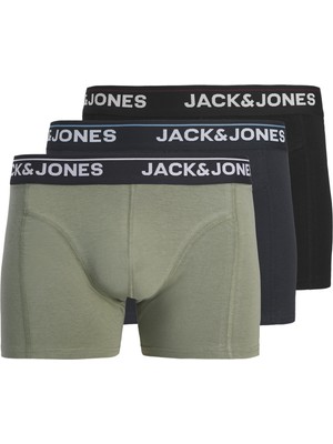 Jack & Jones Erkek 3'lü Boxer Paketi - Timothy