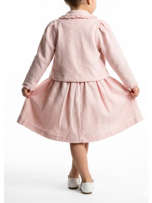 Moonstar Kız Çocuk Elbise + Bolero 5-8 Yaş 52143