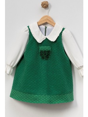 Damasqino Kız Çocuk Elbise 1-4 Yaş 2830