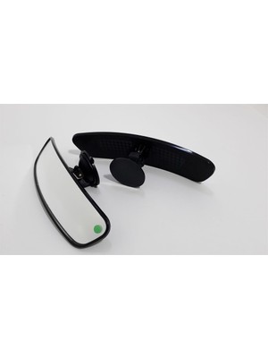 Motaysan Vantuzlu Pırlanta Bombeli Siyah İç Dikiz Aynası 25X6Cm Ergonomik Tasarım ve Konforlu Kullanım