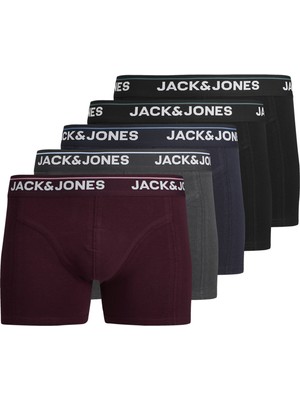 Jack & Jones Erkek 5'li Boxer Paketi - Timothy