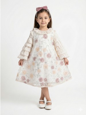 Vior Kids Kız Çocuk Elbise 4-8 Yaş 925