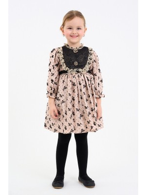 Damasqino Kız Çocuk Elbise 2-6 Yaş 9120