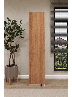 Asra Trend Lüks Çok Amaçlı Kiler Dolabı %100 MDF Erzak Organizer Dolabı MK19