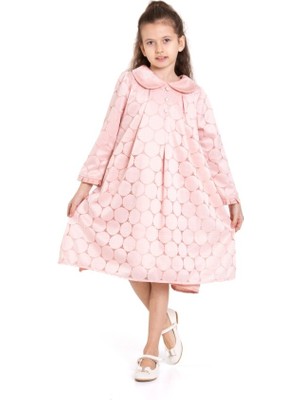 Damasqino Kız Çocuk Elbise 4-8 Yaş 9132
