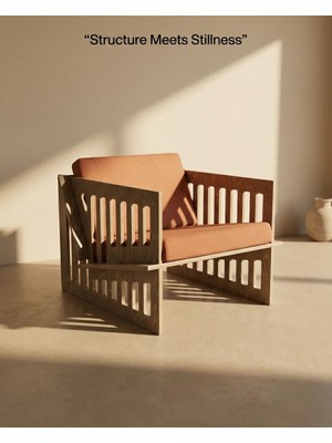 Praktura Roma Ceviz Ahsap Berjer, Tv Koltuğu, Kahve Keten Kumaş, Dinlenme Koltuğu