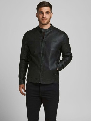 Jack & Jones Erkek Siyah Jacket 12182461 S Beden Modern Tasarım ile Şık Görünüm