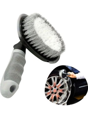 Bucuks Çok Amaçlı Araç Temizlik Fırçası - Oto Iç ve Dış Yüzeyler, Koltuk, Halı, Torpido ve Jant Için Ergonomik Temizlik Fırçası