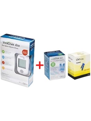 Allians Pratik Şeker Ölçüm Seti, 1 Kutu Strip ve Parmak Delme Iğnesi Hediye