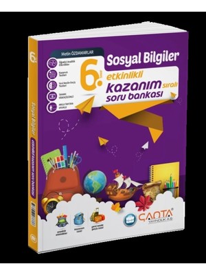 Çanta Yayınları Çanta 6 Sosyal Bilgiler Etkinlikli Soru Bankası 2025