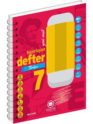 7. Sınıf Türkçe Okula Yardımcı Hazırlayan Defter / Mesut Hayat / Çanta Yayınları / 9786257871723