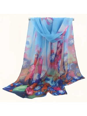 Koni Club Kadın Ekspresyonist Uzun Şal