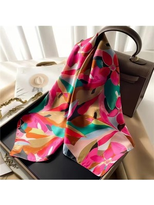 Koni Club Kadın Fular Canlı Tropik Enerji