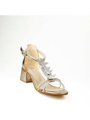 Minican 600 Altın Kız Çocuk Abiye Ayakkabı