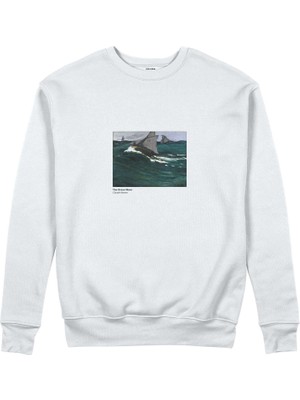 The Lucid Lab The Green Wave Sweatshirt - Beyaz