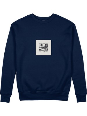 The Lucid Lab Vinyl Dreams Sweatshirt - Lacivert