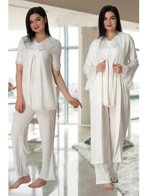 Çamaşır Kenti Effortt 5034 Sabahlıklı Lohusa Pijama Takımı