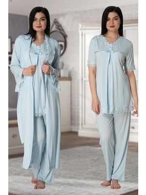 Çamaşır Kenti Effortt 5034 Sabahlıklı Lohusa Pijama Takımı