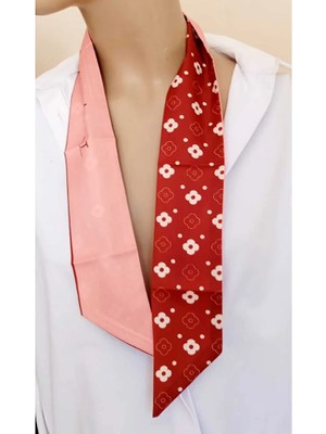 Sinem Şanlı Atelier Yeni Desenli Modern Şık Saten Fular Renk Model Seçenekleri