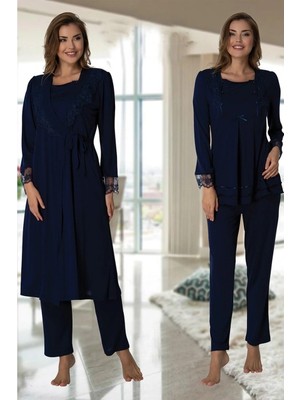 Çamaşır Kenti Effortt 2018  Sabahlıklı Lohusa Pijama Takımı