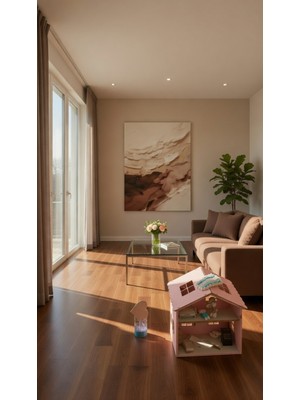 Safir Design Iskandinav Tarzı Modern Kanvas Tablo