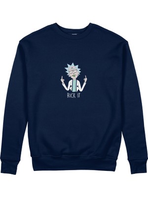 The Lucid Lab Rick It Sweatshirt - Lacivert