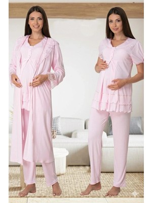 Çamaşır Kenti Effortt 8024 Sabahlıklı Lohusa Pijama