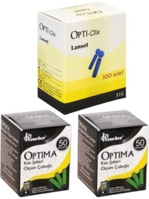 Allians Kan Şekeri Ölçüm Çubukları 2+1 Kutu, 200 Adet, Hassas ve Güvenilir