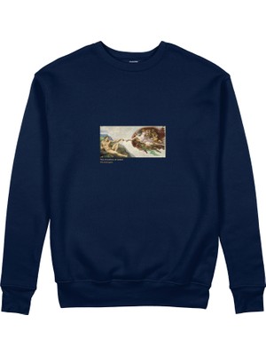 The Lucid Lab The Creation Sweatshirt - Lacivert