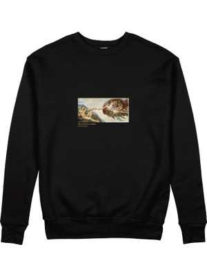 The Lucid Lab The Creation Sweatshirt - Siyah