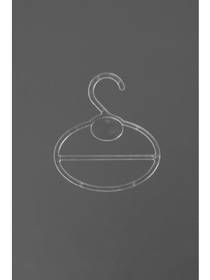 Modern Raf Şal Askısı Şeffaf 25'li Paket