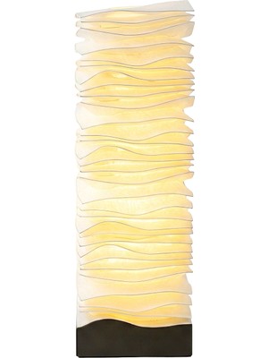 Fibrika Store Modern Dalgalı Tasarım Masa Lambası | Dekoratif Başucu Aydınlatma