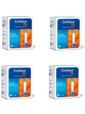 Allians Dijital Kan Şekeri Ölçüm Stribi, 50'li, 4 Kutu, Güvenilir ve Kolay Kullanım