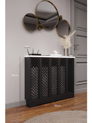 Bagax Ahşap Petek Kaplama Dresuariç Ölçü 96 cm Dış Ölçü 100 Cm, Kalorifer Kapama