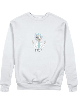 The Lucid Lab Rick It Sweatshirt - Beyaz