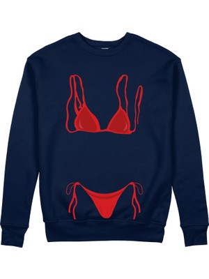 The Lucid Lab Red Bikini Sweatshirt - Lacivert