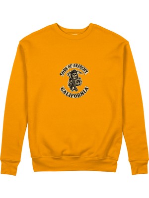 The Lucid Lab Sons Of Anarchy Sweatshirt - Turuncu