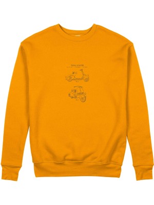 The Lucid Lab Vespa Sweatshirt - Turuncu