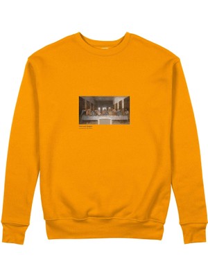 The Lucid Lab Son Akşam Yemeği Sweatshirt - Turuncu
