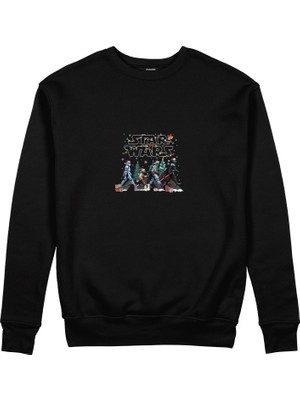 The Lucid Lab Star Wars Abbey Road Walk Sweatshirt - Siyah