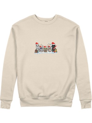 The Lucid Lab Star Wars Christmas Crew Sweatshirt - Bej