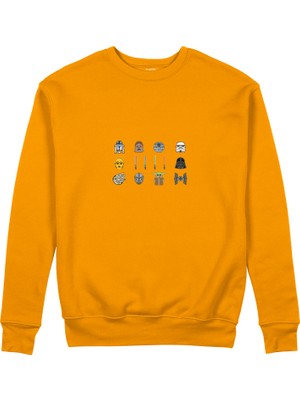 The Lucid Lab Star Wars Icons Sweatshirt - Turuncu