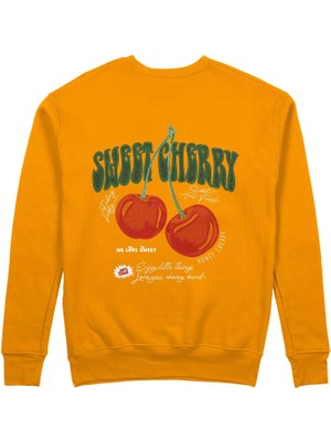 The Lucid Lab Sweet Cherry Sweatshirt - Turuncu