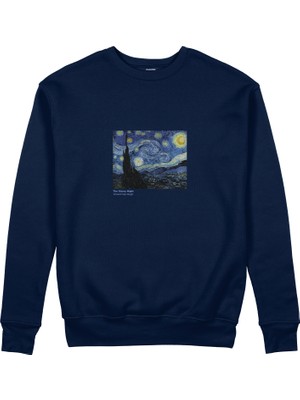 The Lucid Lab The Starry Night Sweatshirt - Lacivert