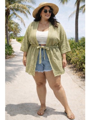 Çift Kat Muslin Kimono