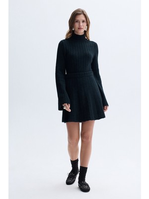 A Kesim Triko Mini Etek