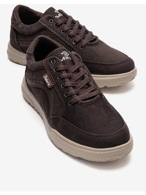 Ccway Keten Erkek Ayakkabı Kahve